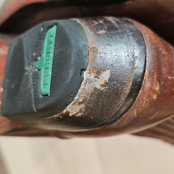 Vintage Ranchero Western Heritage Leather Ankle Cowboy Cowgirl Boots, Size 7 - Picture 11 of 17